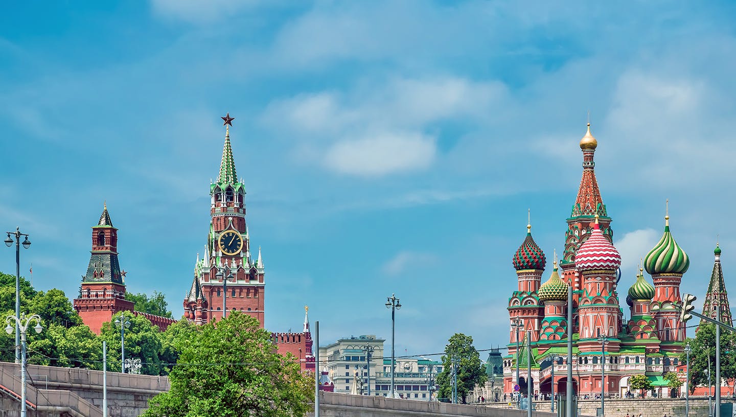 View Of The Red Square From The Moscow River 